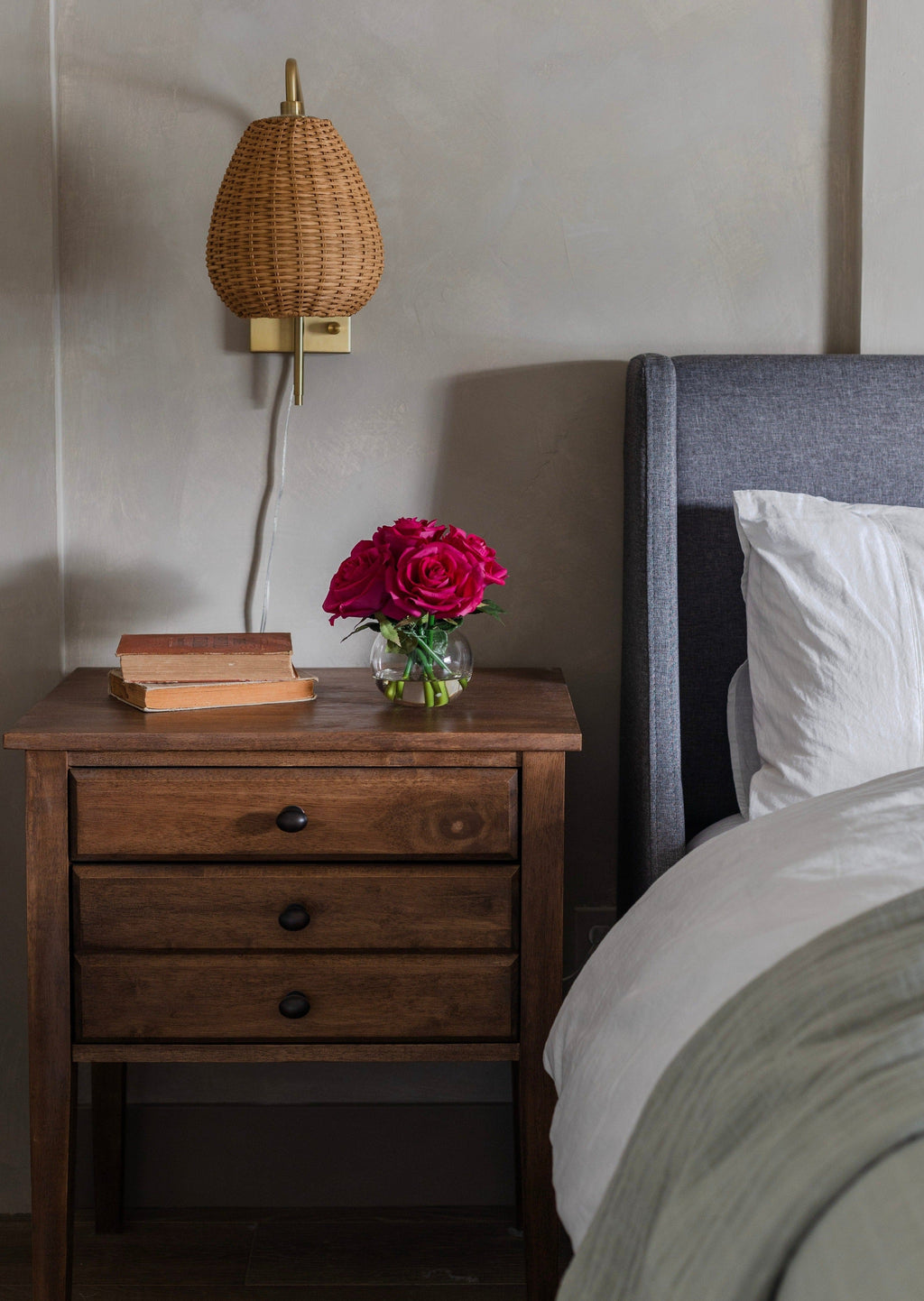 Premade Artificial Real Touch Rose Arrangement