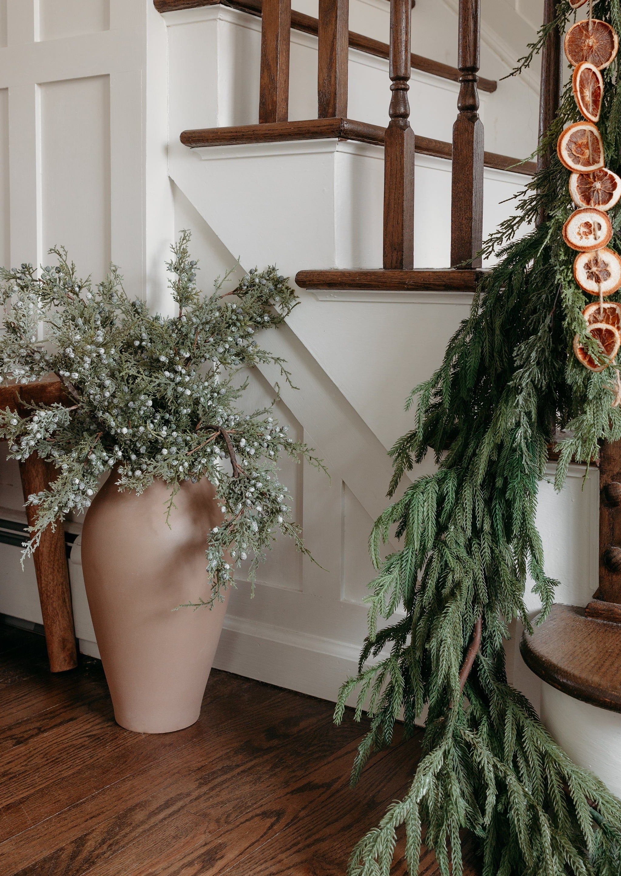 Video of Faux Juniper with Berries Stem at afloral