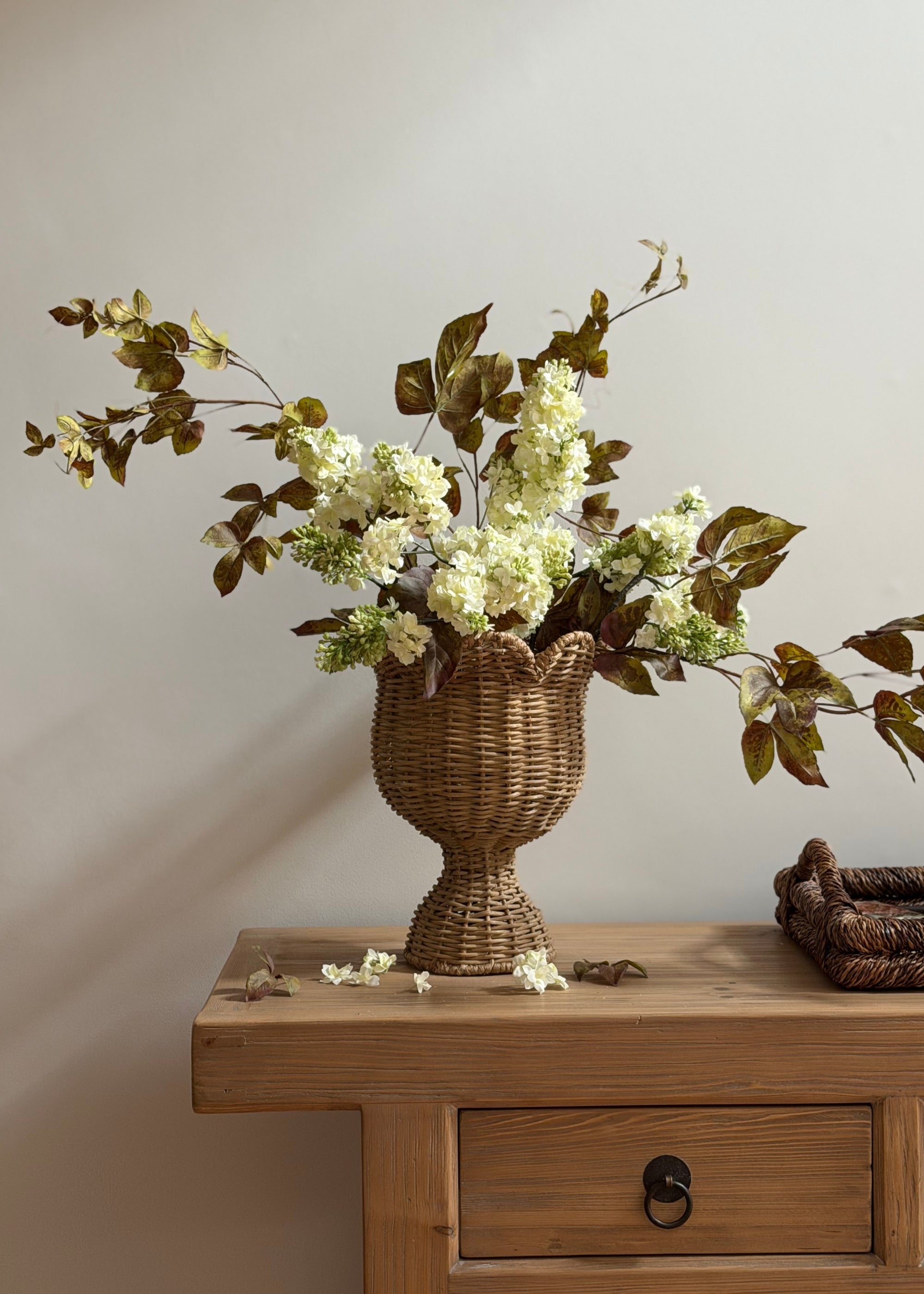 Video Styling Lilacs and Grape Ivy Stems