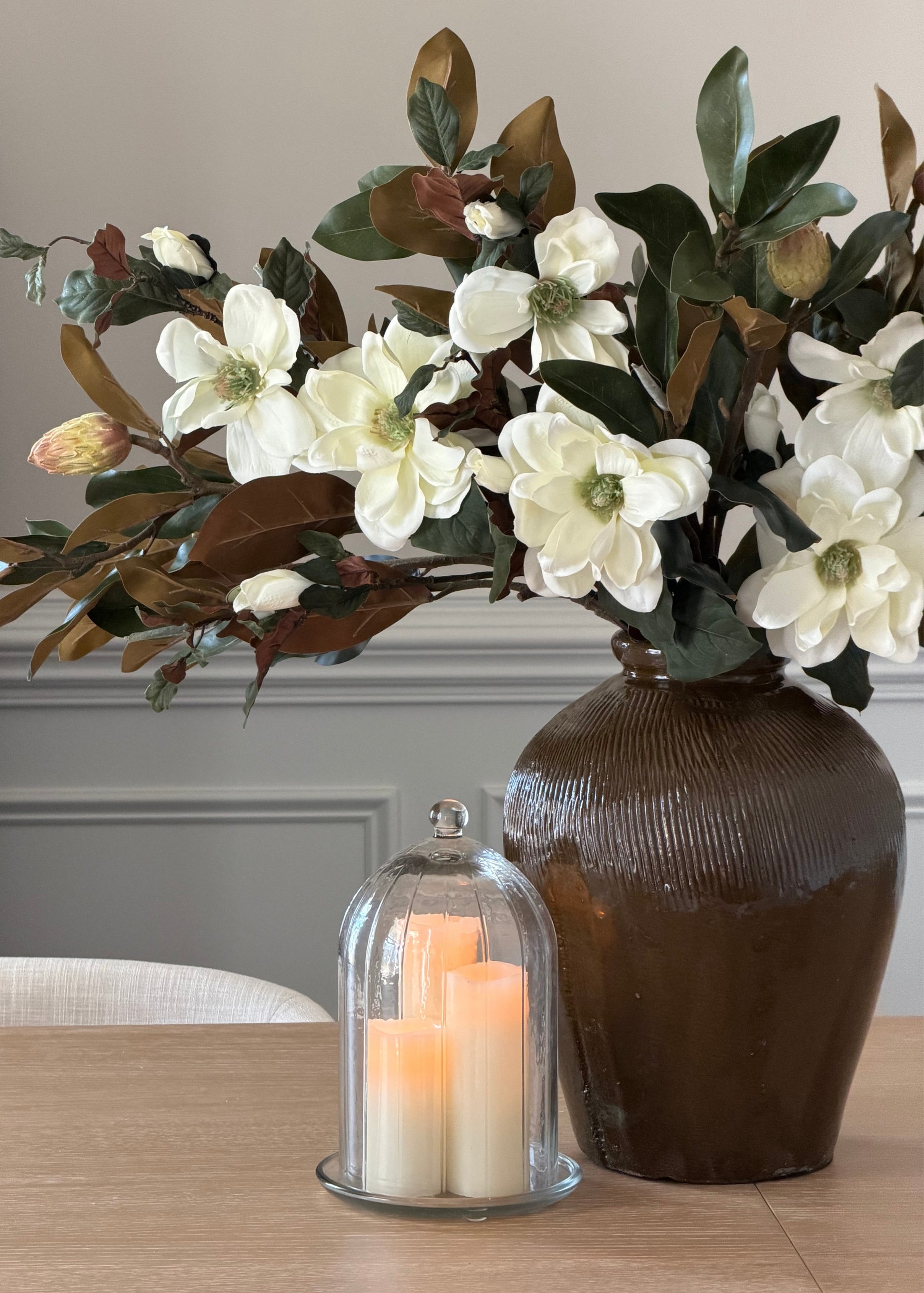 magnolia flower arrangement