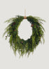 Artificial Cedar Wreath with Pine Cones