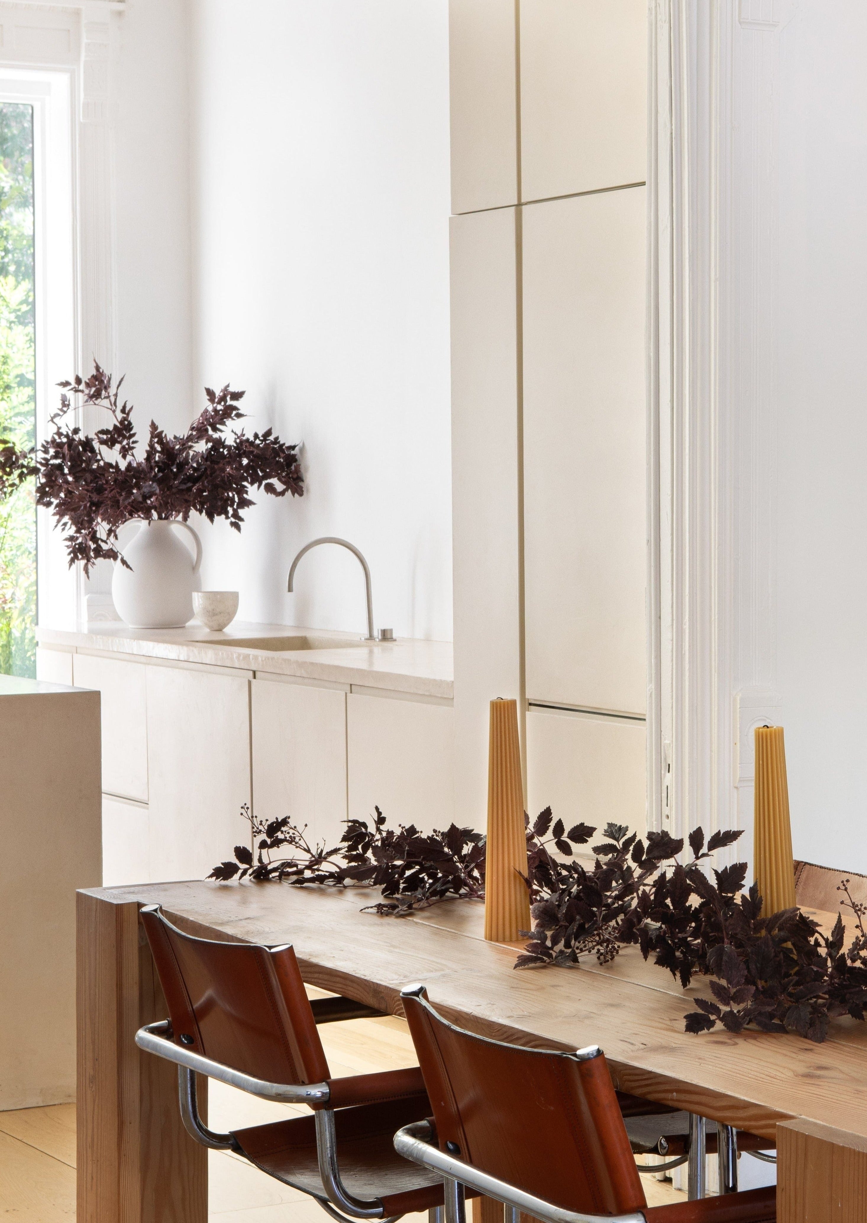 Afloral Plum Faux Cimicifuga Fall Leaf Branches
