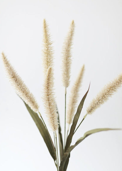 Artificial Beige Foxtail Grass