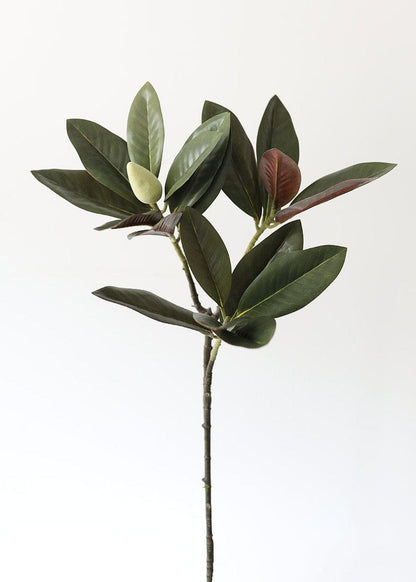 Afloral Faux Stems Magnolia Leaf Branch