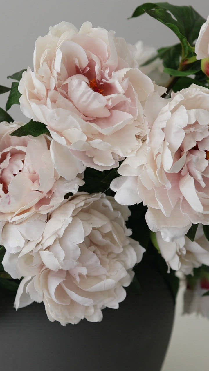 Real Touch Peony Flowers in Whisper Pink in Afloral Styling Video