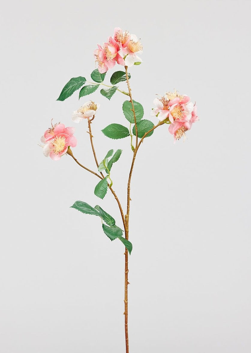 Pink Cream Artificial Garden Roses