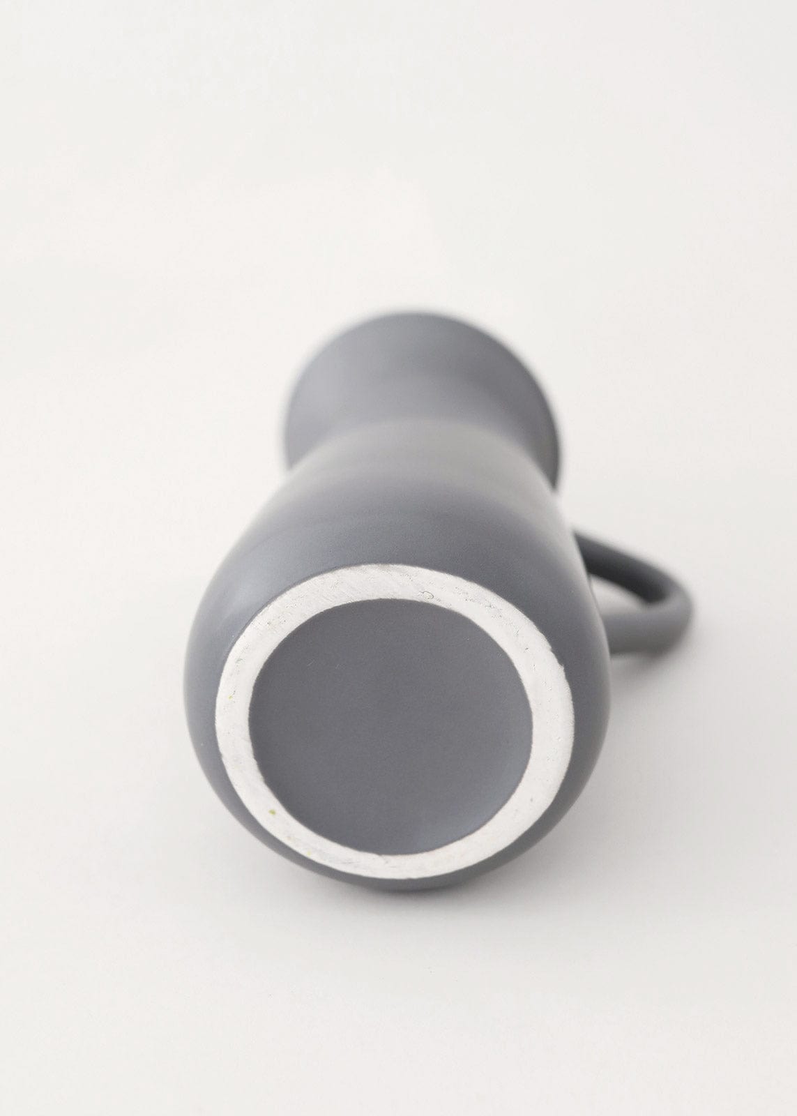 Bottom Details of Grey Ceramic Pitcher