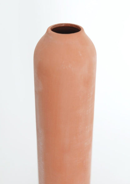 Tall Terra Cotta Vase for Branches