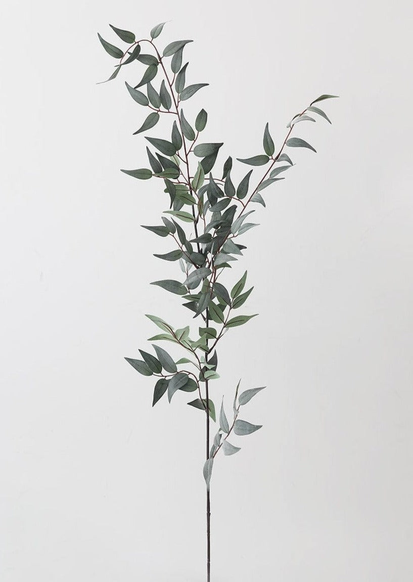 afloral Artificial Branches Fake Italian Ruscus Leaf Stem