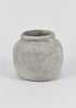 Clay Pots Distressed Clay Vase in Grey at afloral