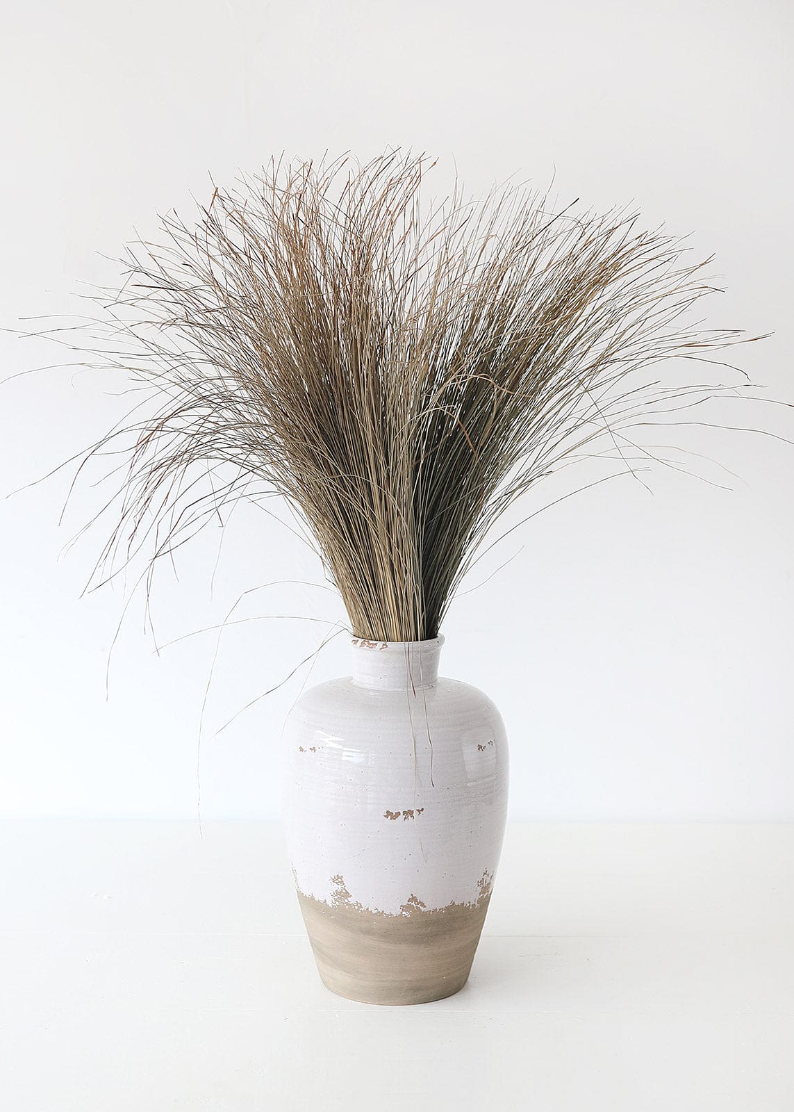 Afloral Natural Dune Grass Styled in Large Ceramic Vase