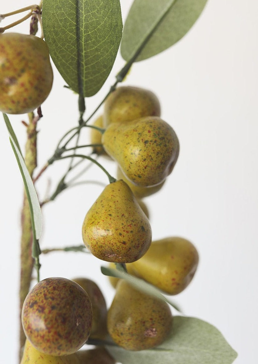 Artificial Fruit Green Pears at Afloral