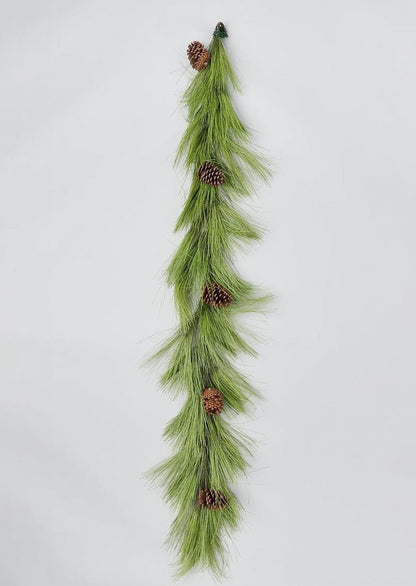 Pine & Pinecone Garland, Artificial Christmas Greenery