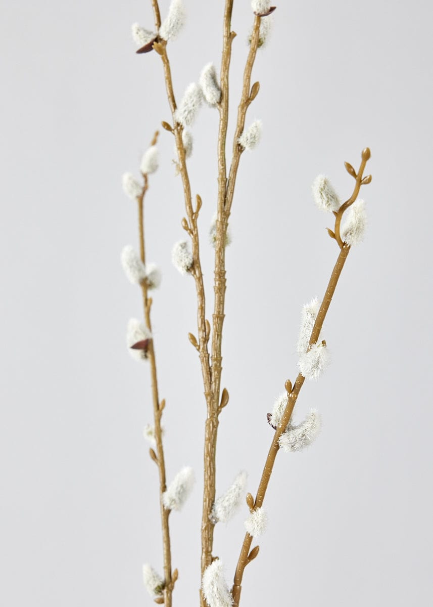 Faux Spring Botanicals in Pussy Willow Branch