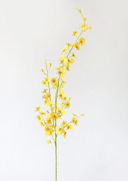 Afloral Faux Orchids Yellow Dancing Orchid Flowers