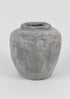 Rustic Textured Grey Concrete Vase at afloral