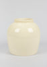 Large Cream Ceramic Table Vase Exclusive at Afloral