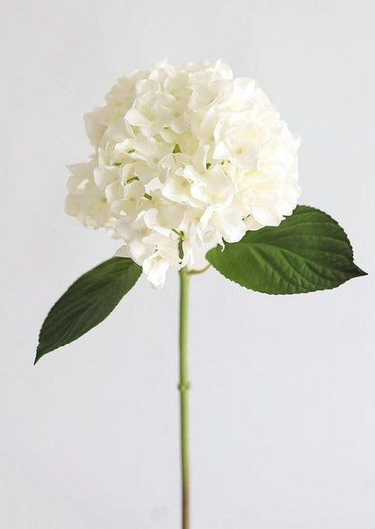 Fake White Hydrangea Real Touch Flower at afloral