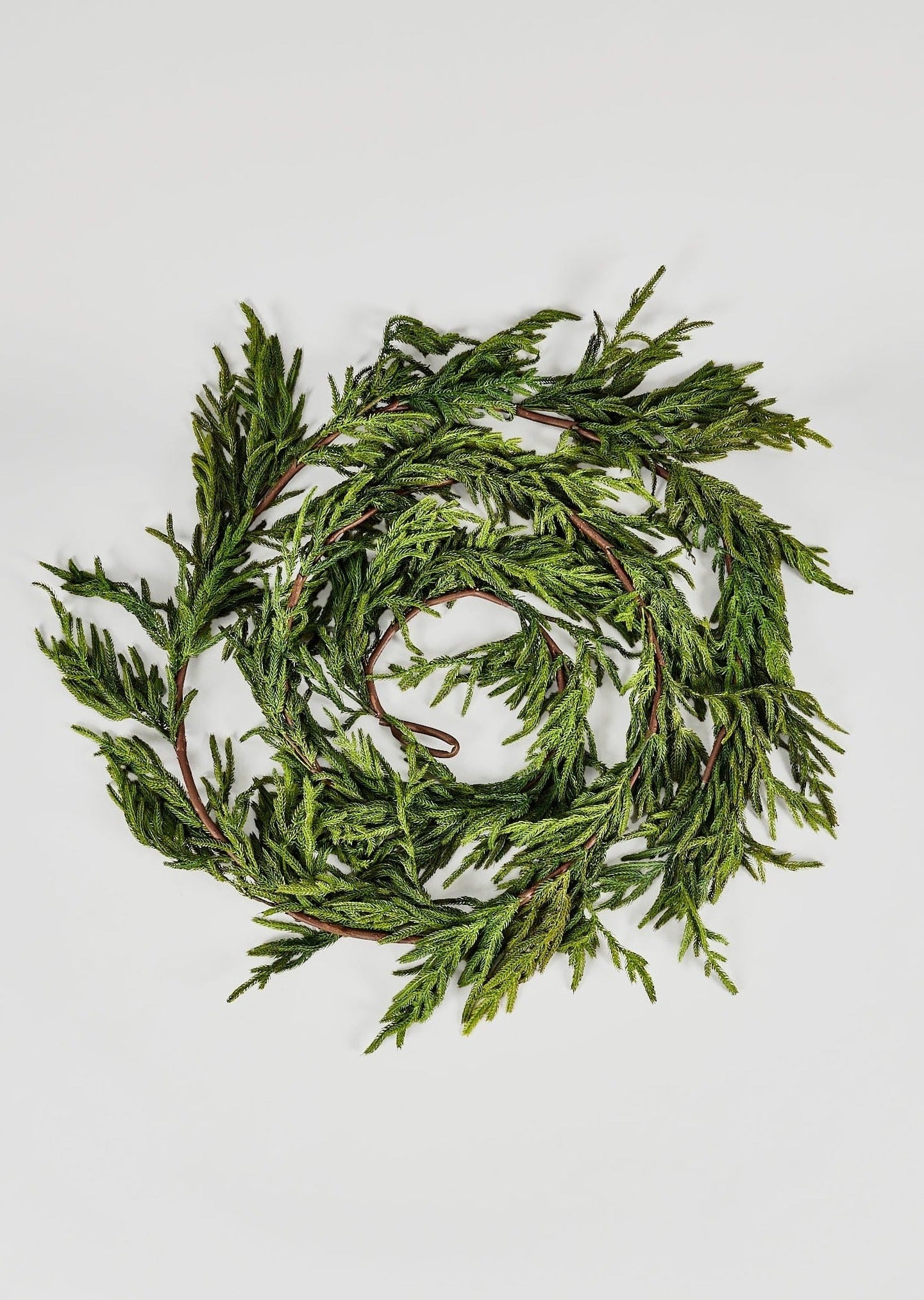 Afloral Extra Long Real Touch Norfolk Pine Garland