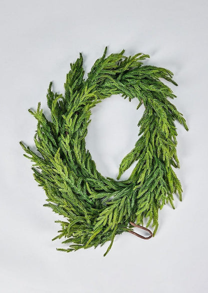 Afloral Deluxe Full Size Real Touch Norfolk Pine Garland