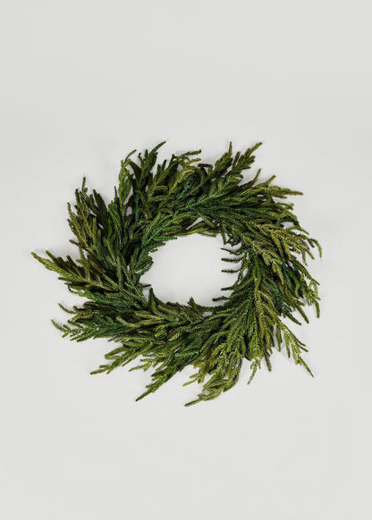 Afloral Real Touch Norfolk Pine Winter Wreath