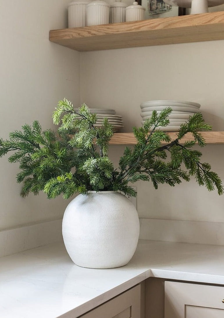 Real Touch Faux Fraser Fir Pine Spray Stem Holiday Greenery Branch - 2 –  Darby Creek Trading