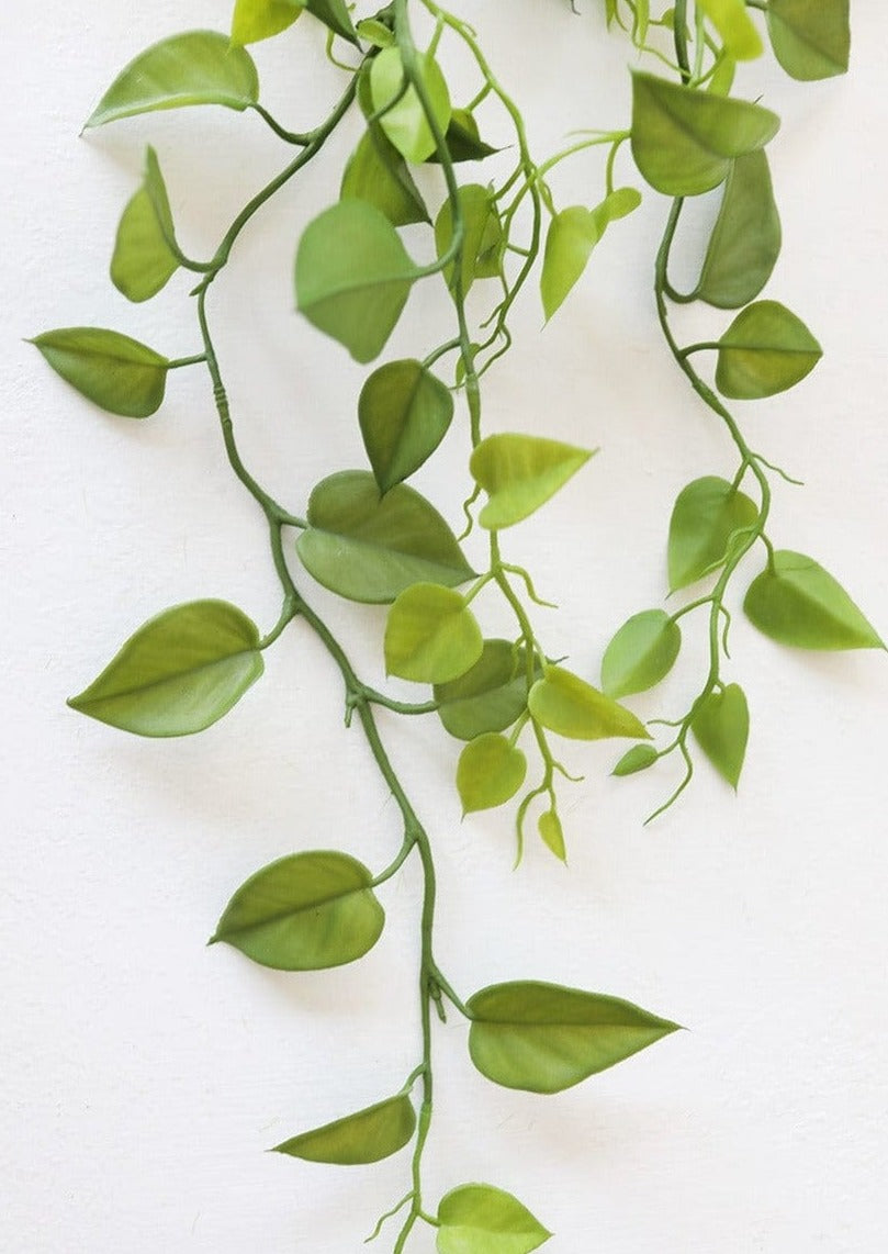artificial hanging house plants Artificial Plants Hanging Philodendron Bush