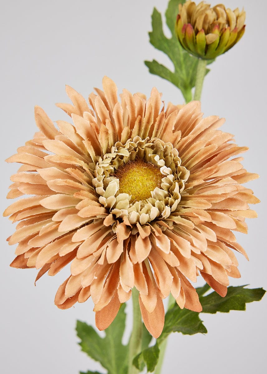 Artificial Fall Terracotta Mum Flower