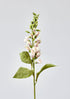 Nature Inspired Faux Flowers Cream Foxglove Branch at afloral