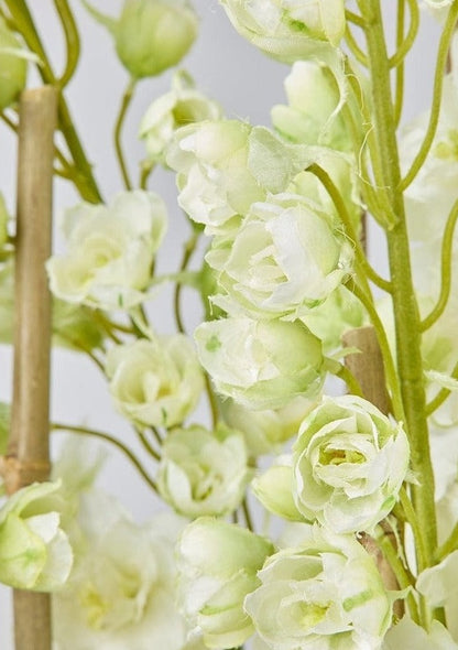 Afloral Faux Flower Arrangement of Delphinium in Floor Plant Pot