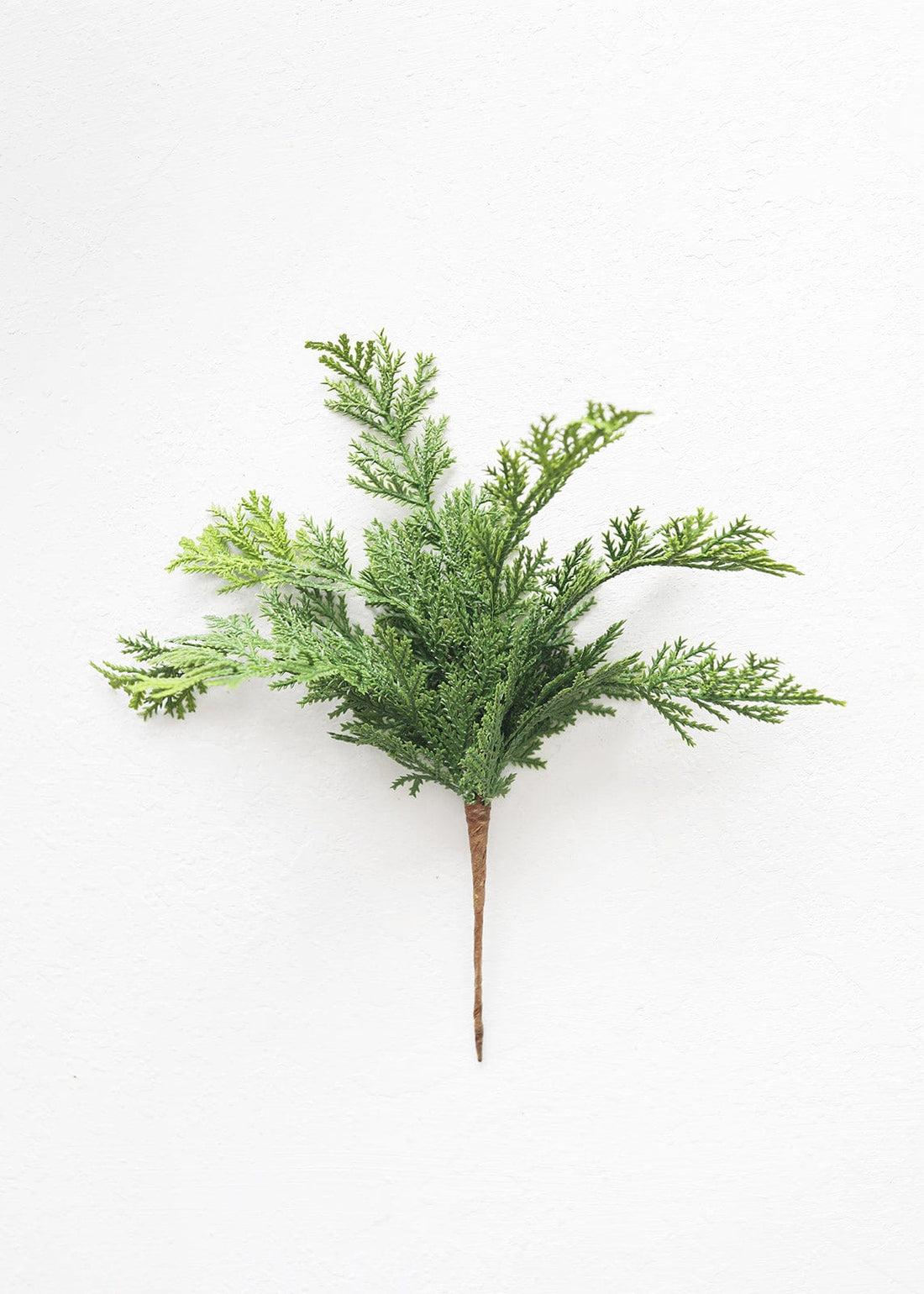 Frosted Artificial Cedar Pine Branches 16.5 Christmas Greenery Picks  Sprays Cedar Stems with Snow Faux Cedar Pine Sprigs Twigs for Table  Centerpieces
